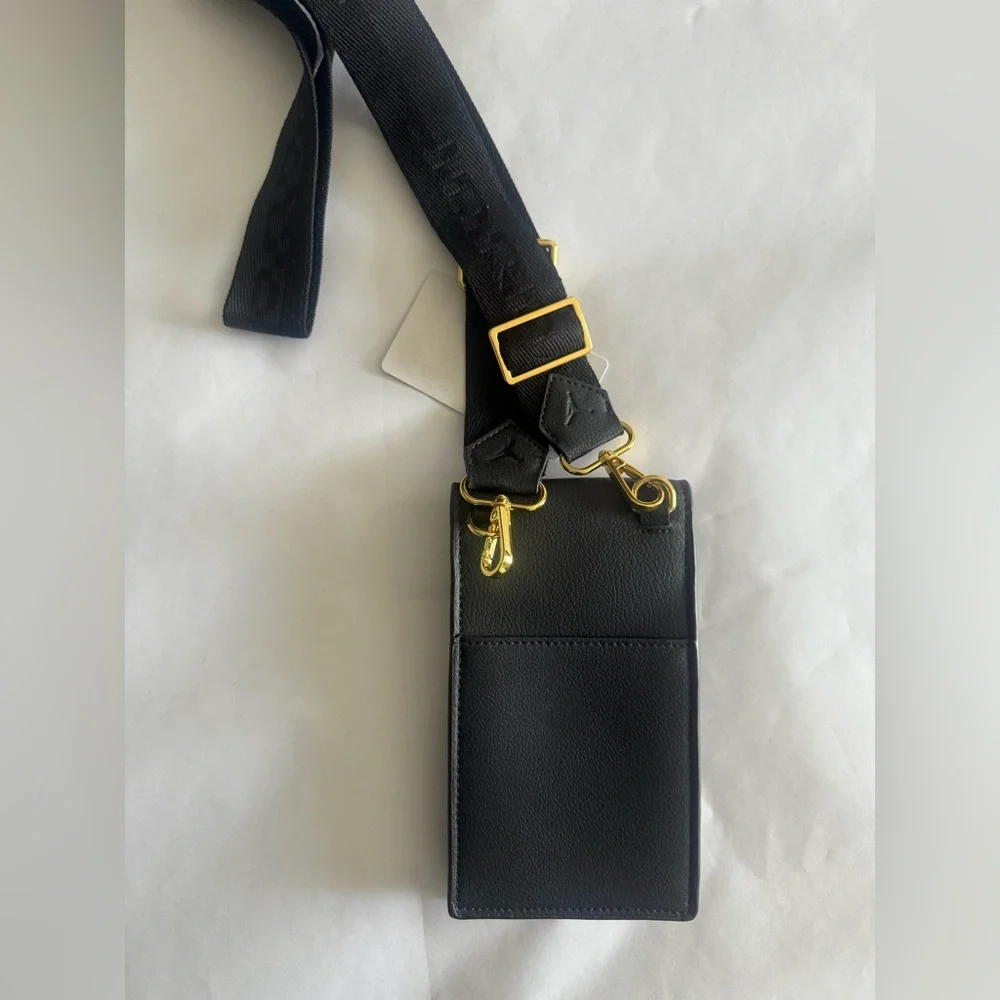 Jordan Black Wallet Bag with Gold Jumpman